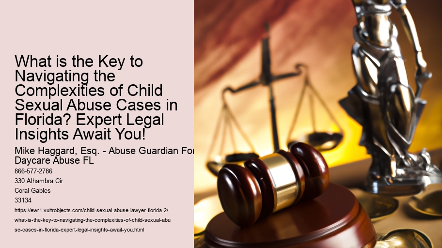 What is the Key to Navigating the Complexities of Child Sexual Abuse Cases in Florida? Expert Legal Insights Await You!